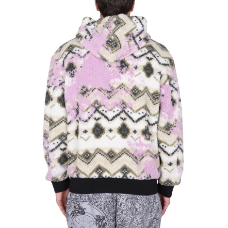 msgm fleece sherpa jacket