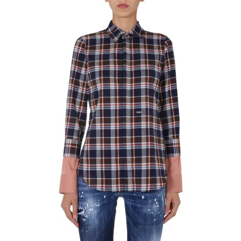 dsquared flannel shirt