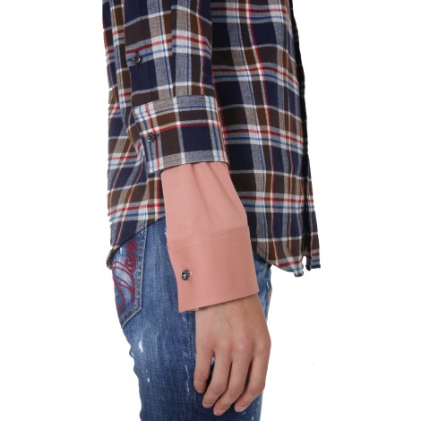 dsquared flannel shirt