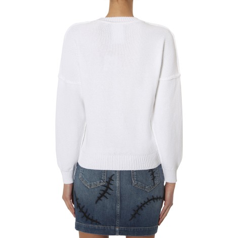 moschino crew neck sweater