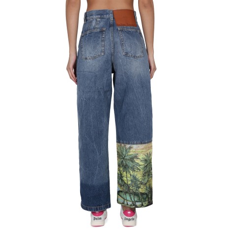 palm angels baggy fit jeans