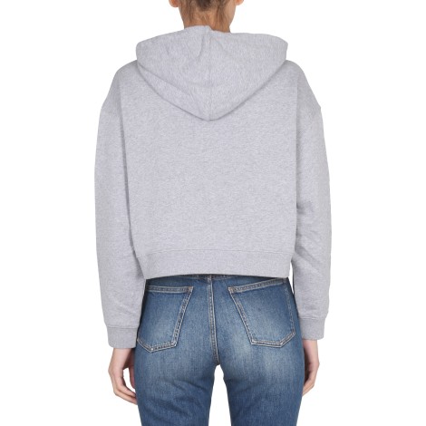 stella mccartney sweatshirt with logo embroidery