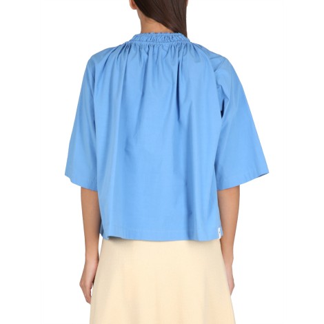 jil sander drawstring top