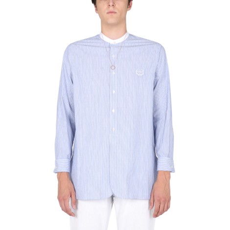 maison margiela shirt with embroidered logo