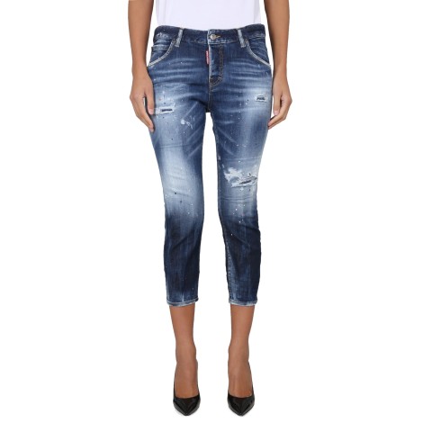 dsquared five pocket jeans