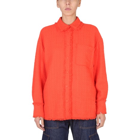 msgm camicia con frange