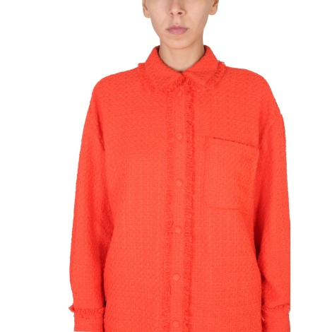 msgm camicia con frange