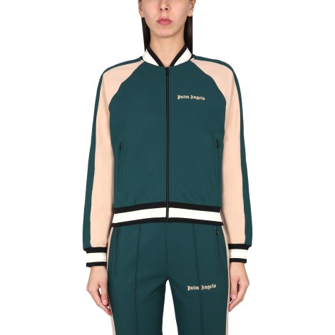 palm angels sporty bomber-style jacket