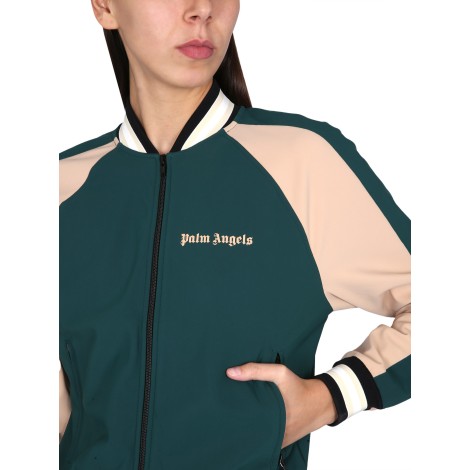 palm angels sporty bomber-style jacket