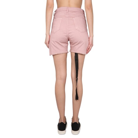 rick owens drkshdw short in denim