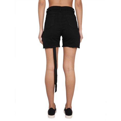 rick owens drkshdw denim bermuda shorts