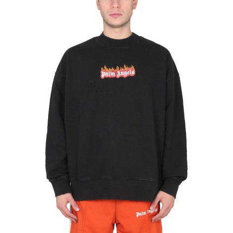 palm angels crewneck sweatshirt