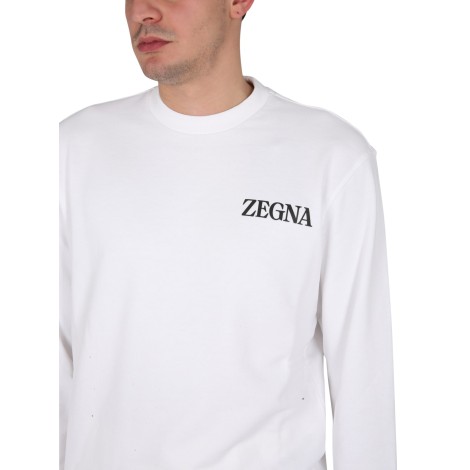 zegna crewneck t-shirt