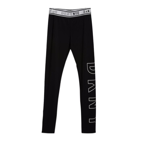 dkny leggings con stampa