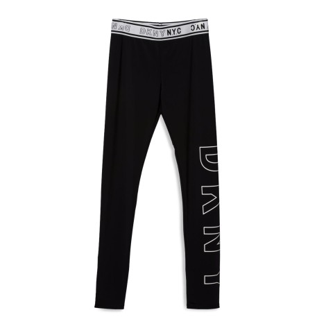 dkny leggings con stampa