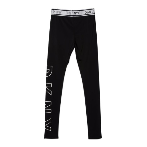 dkny leggings con stampa