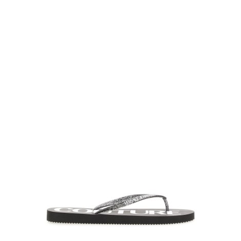 versace jeans couture thong sandal