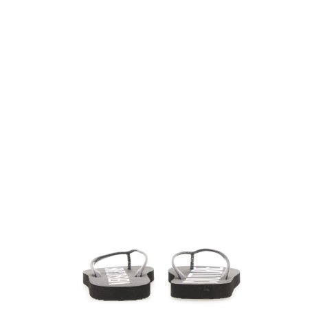 versace jeans couture thong sandal