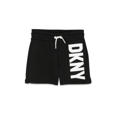 dkny logo beach shorts