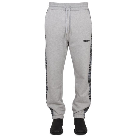 missoni joggers with logo