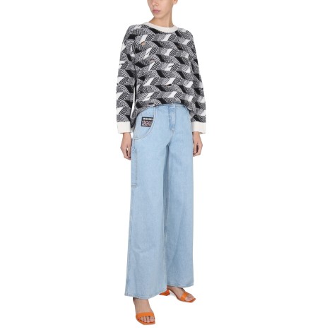 missoni jeans wide leg