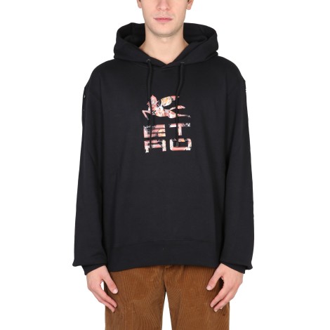 etro sweatshirt with logo patch