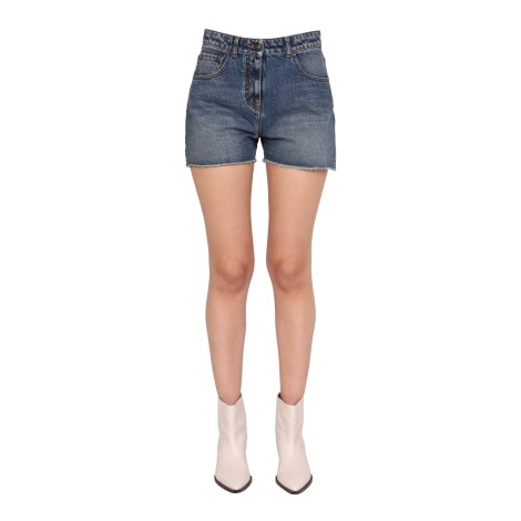 palm angels denim shorts