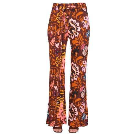 la doublej pants with selva print