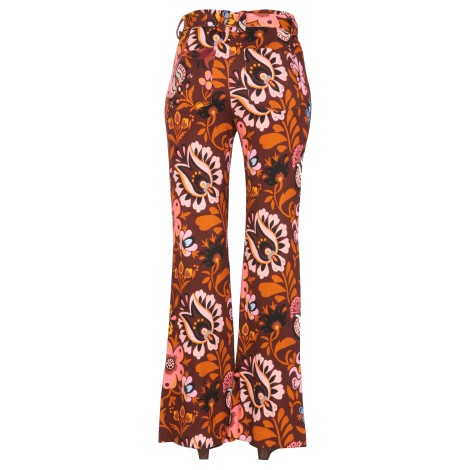 la doublej pants with selva print