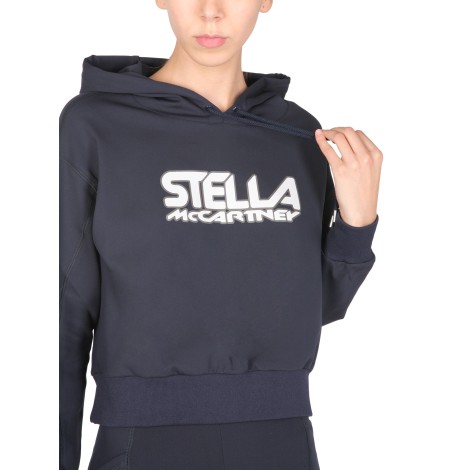 stella mccartney scuba sweatshirt with logo