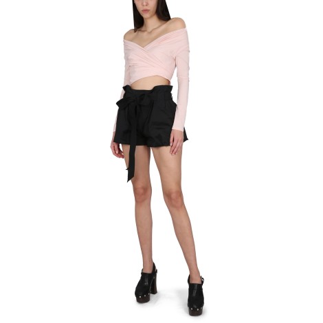 philosophy di lorenzo serafini short with bow