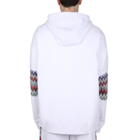 missoni zipper hoodie