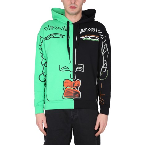 moschino sweatshirt with logo print