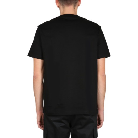 versace graphic t-shirt with logo