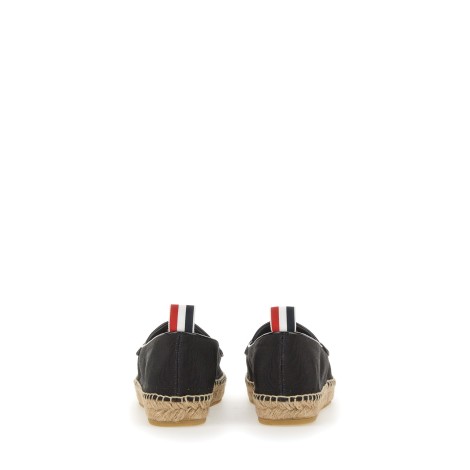 thom browne espadrille penny varsity