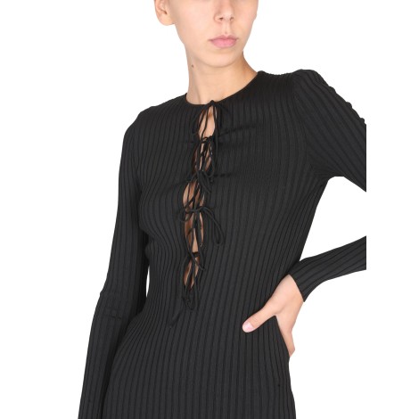 philosophy di lorenzo serafini knitted midi dress