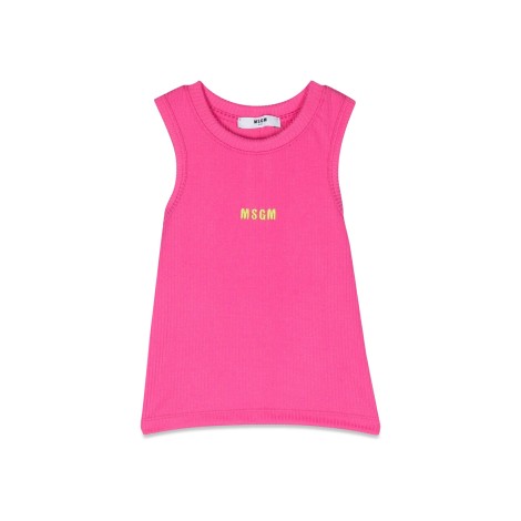 msgm ribbed tank top