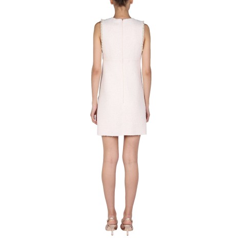 elisabetta franchi dress with pearl details