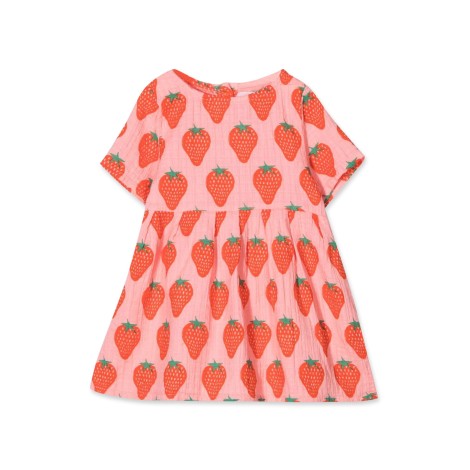 bobo choses strawberry all over woven dress