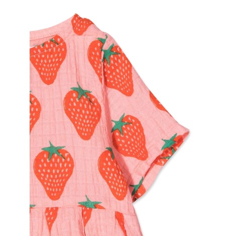 bobo choses strawberry all over woven dress