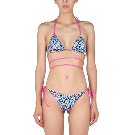 mc2 saint barth animalier print bikini top 