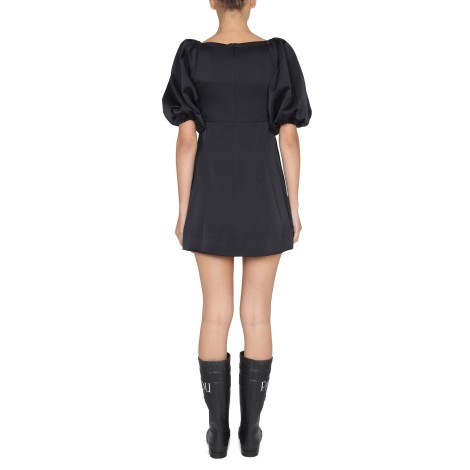 patou mini dress with balloon sleeves