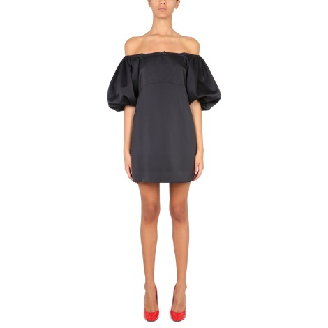 patou mini dress with balloon sleeves