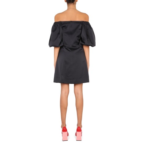 patou mini dress with balloon sleeves