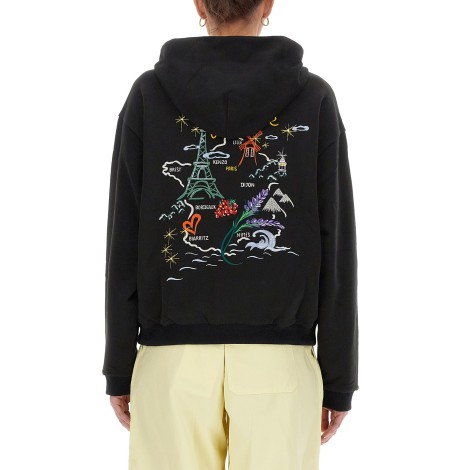 kenzo reversible cotton sweatshirt