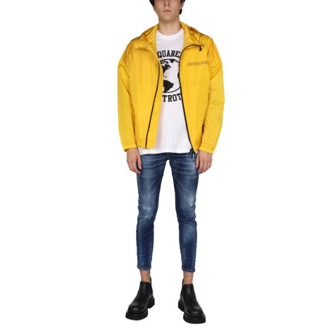 dsquared windbreaker with logo