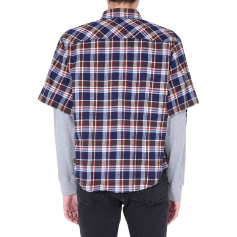 dsquared shirt with double sleeves