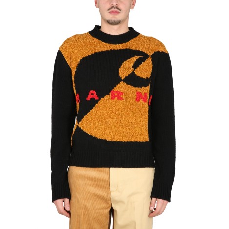 marni x carhartt wip wool and silk sweater