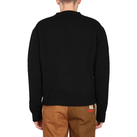 marni x carhartt wip wool and silk sweater