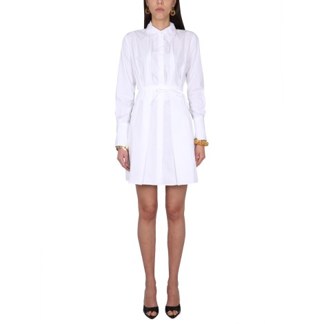 patou pleated shirt dress